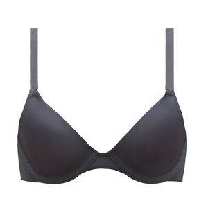 CUUP triangle bra slate gray 30G NWT